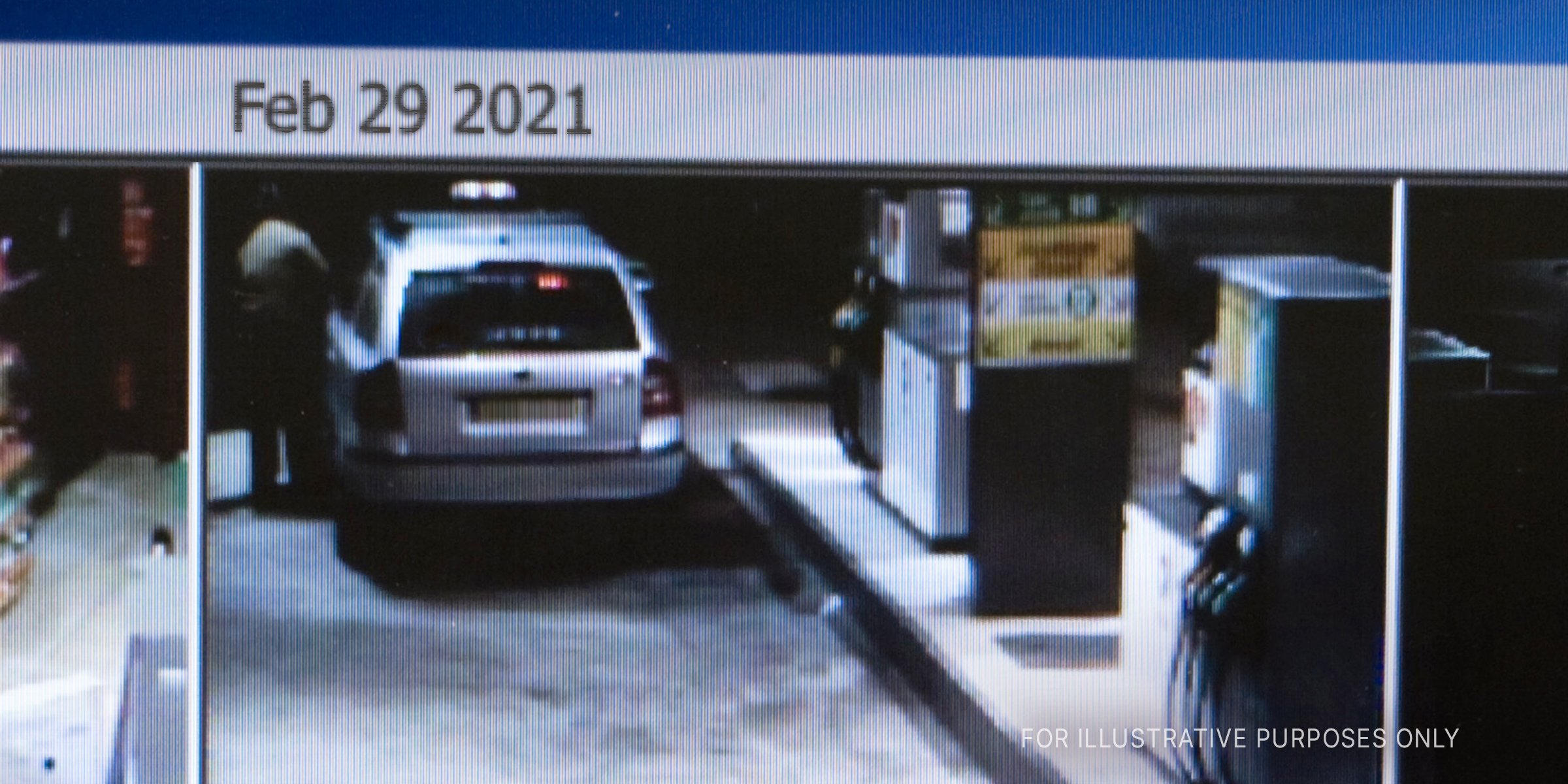 Getty Images | Surveillance Camera Footage Showing A Car At A Gas Station