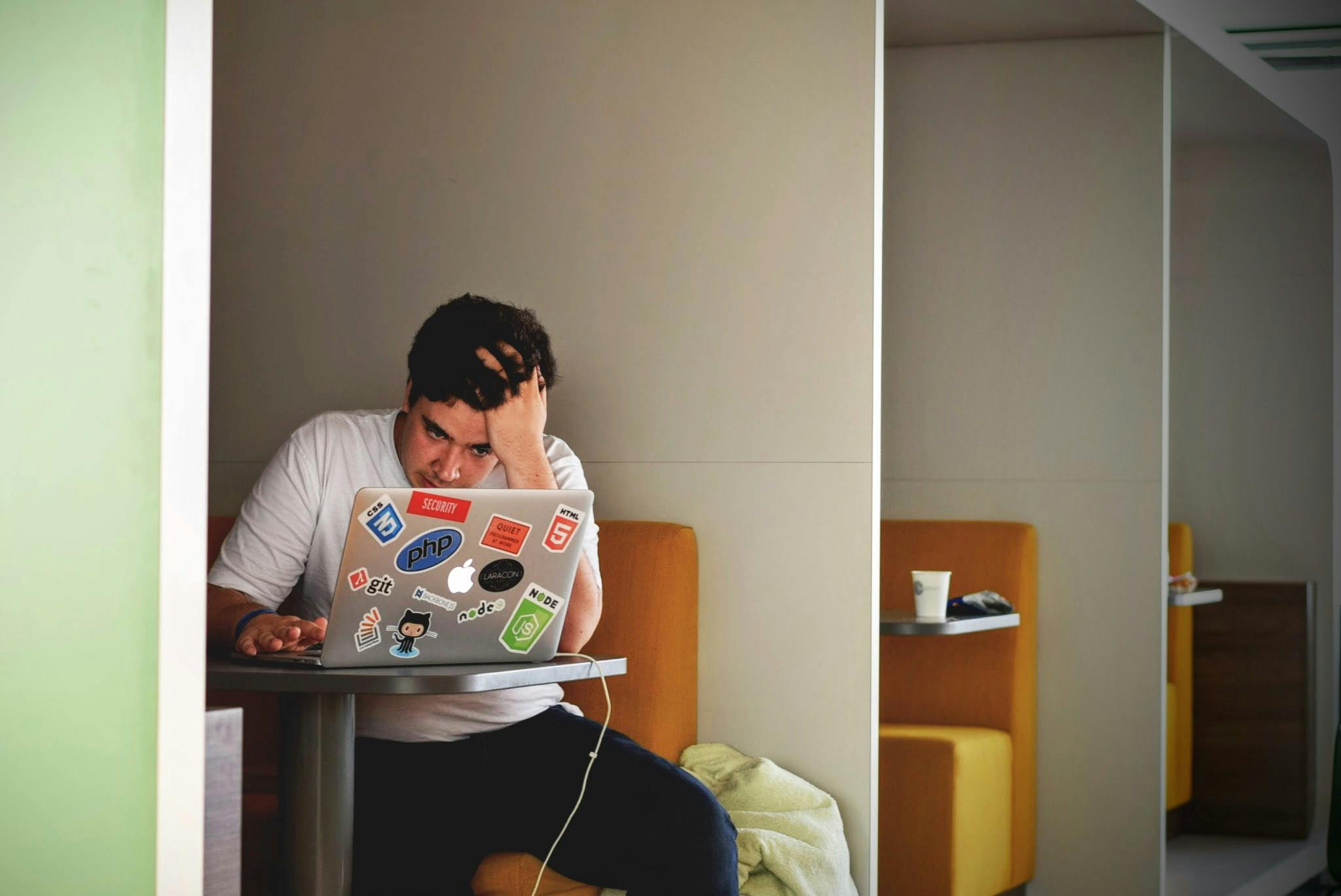 Man looking at a laptop | Source: Pexels